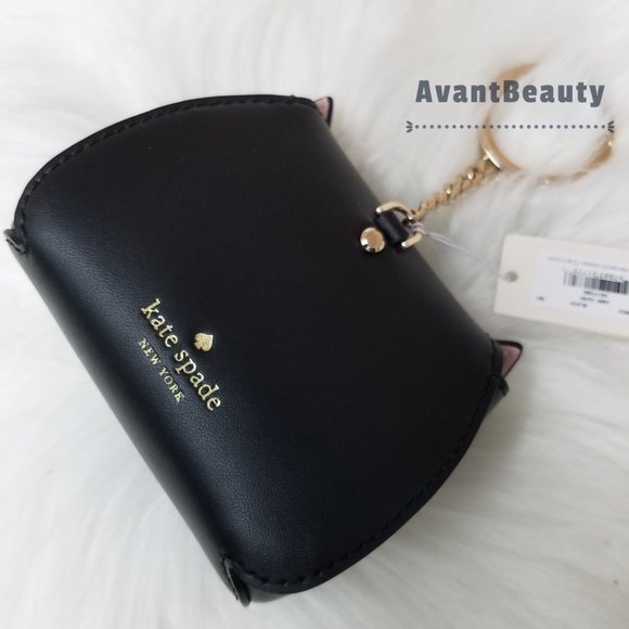 Kate Spade New York Cat Meow Cat Key Fob Black authentic Christmas Shop Early ♥️ - Picture 8 of 8